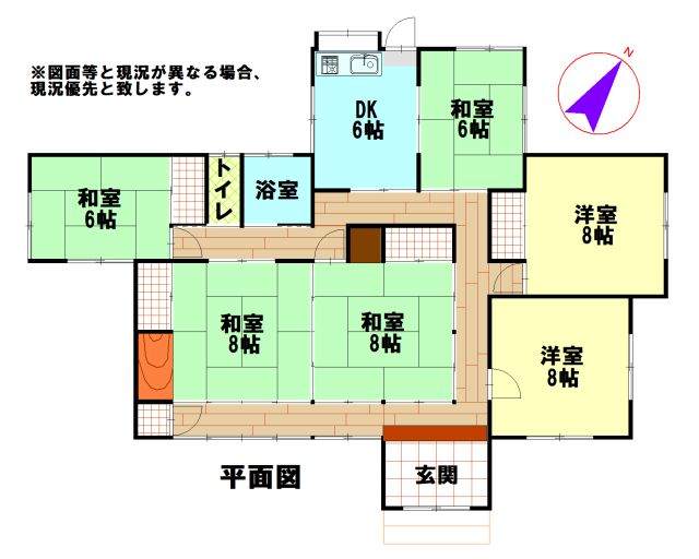 君津市の中古住宅の間取り