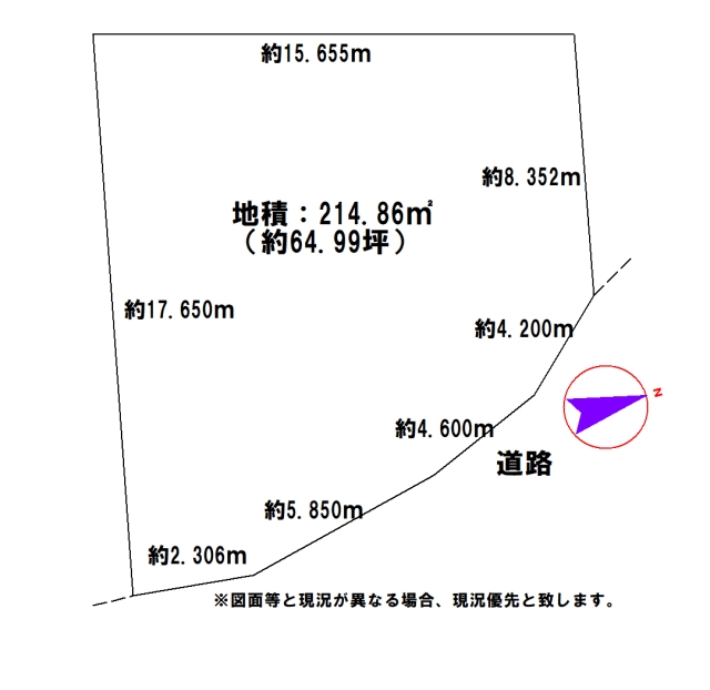 富津市の売地の間取り