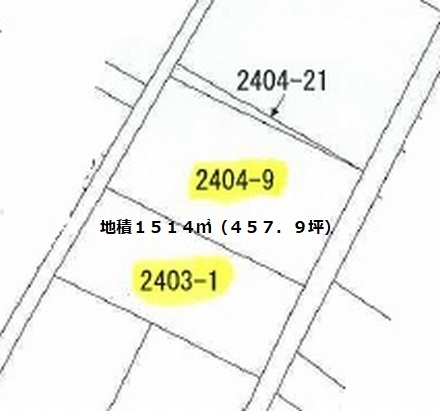 富津市の売地の間取り