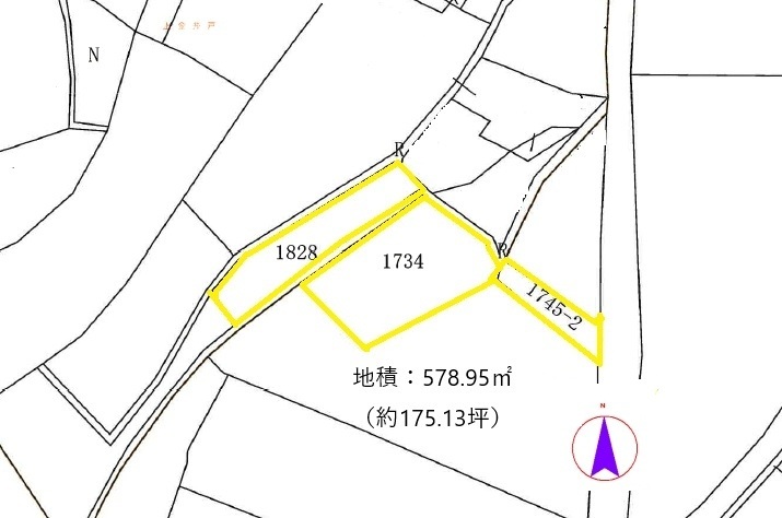 鴨川市の売地の間取り