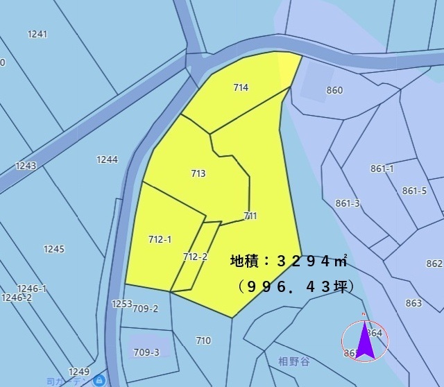 富津市の売地の間取り