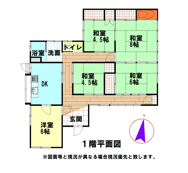 富津市の中古住宅の間取り