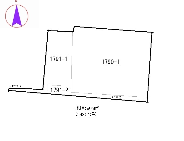 富津市の売地の間取り