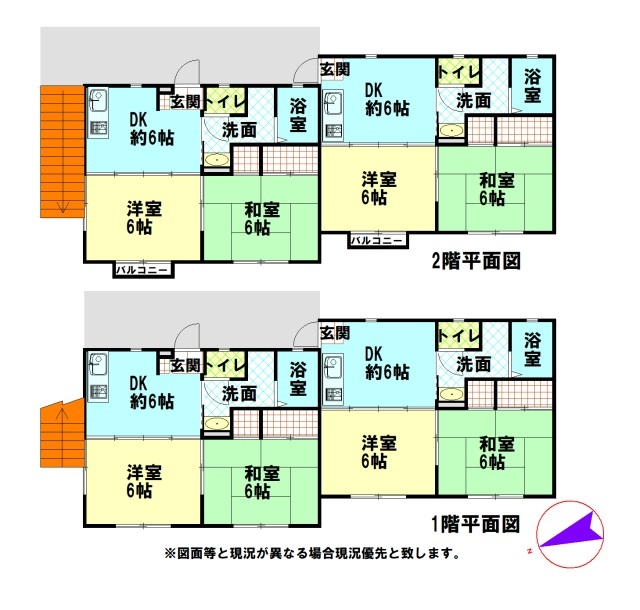 君津市の売アパートの間取り